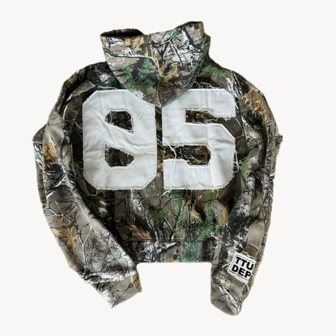 Y2K Camo Patchwork Hoodie – Oversized Harajuku Streetwear
